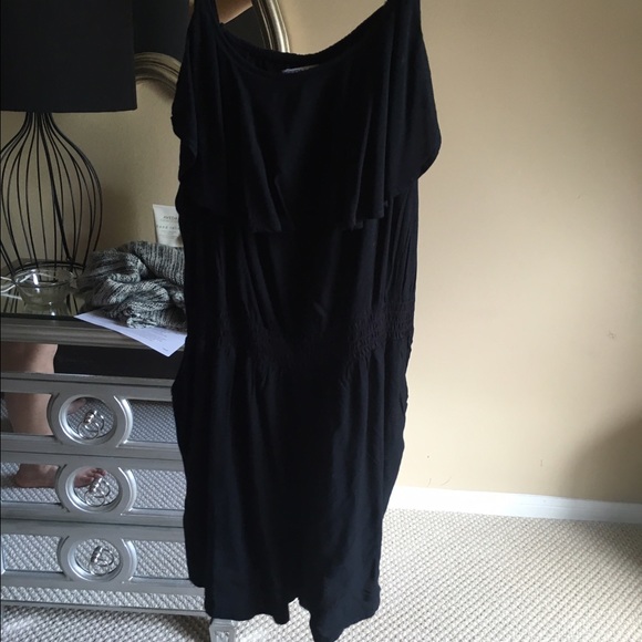 Plain Black Romper
