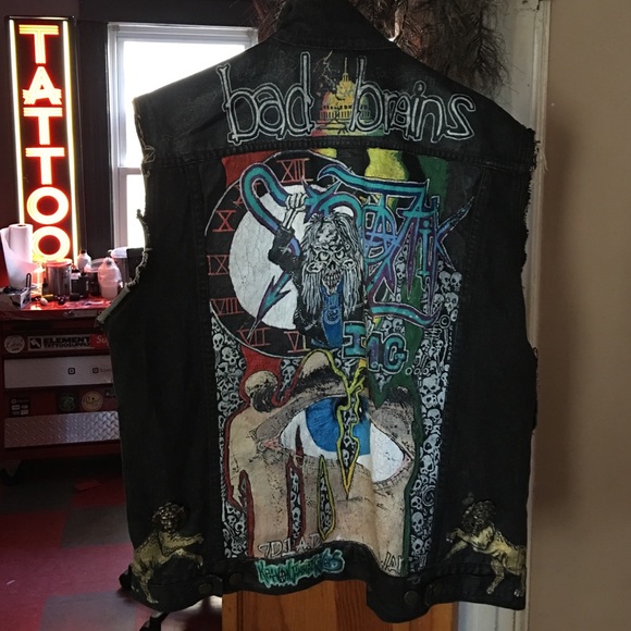 Hand made denim vest