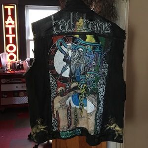 Hand made denim vest