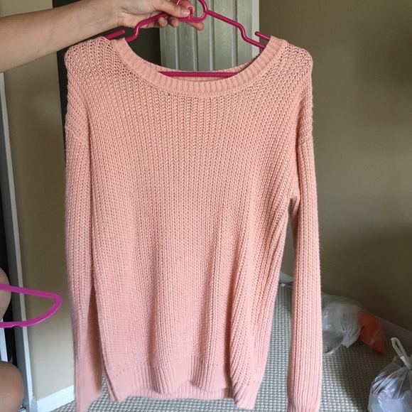 Peach Knitted Sweater