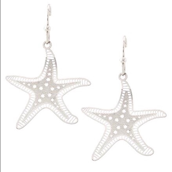 Starfish dangle earrings - Picture 1 of 1