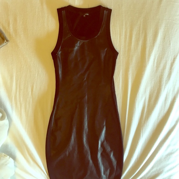 Wilfred Free leather mini dress