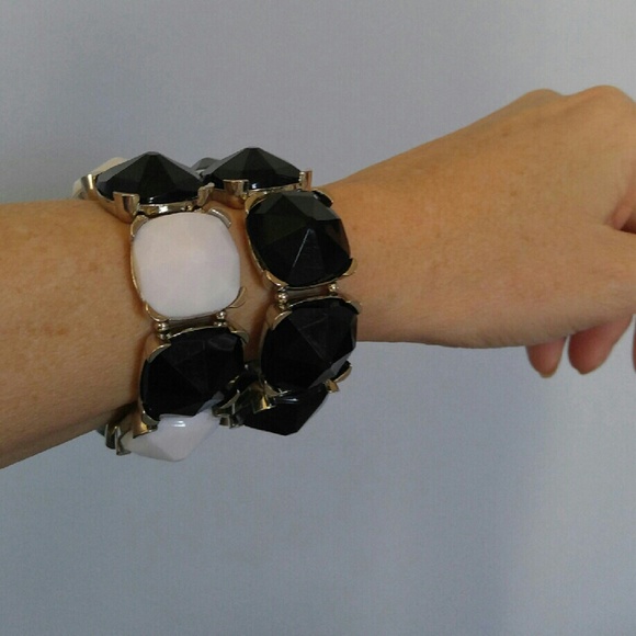 SOLD - 2 Statement Bracelet Set - Picture 1 of 4