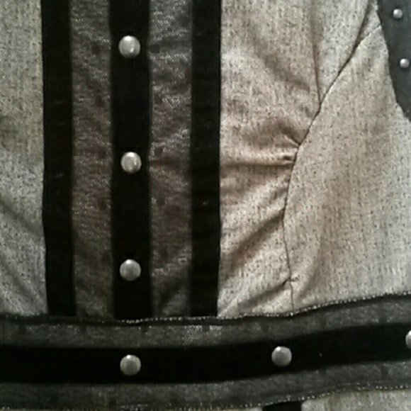 Anna Sui tweed and lace studed dress - Picture 3 of 3