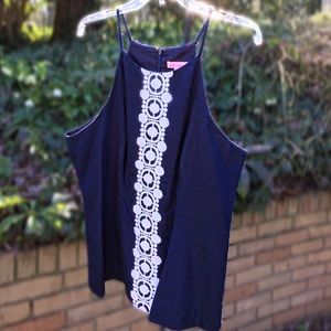 Lily Pulitzer Annabelle Halter Top - Navy