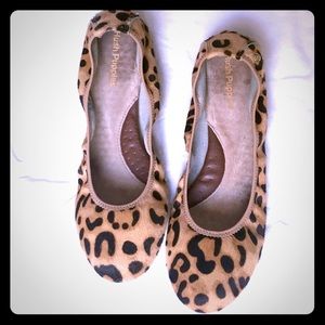 Hush puppies leopard flats