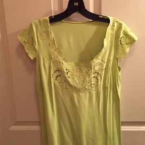 Cynthia Rowley embroidered slip dress