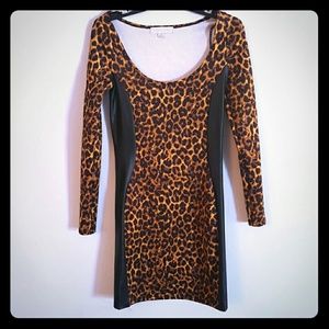 Nicki Minaj Leopard print dress