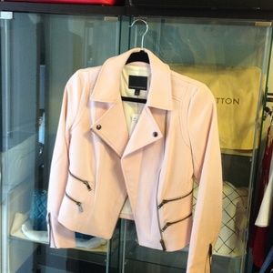 Banana Republic Jackets & Coats - Banana Republic Pink Moto Jacket BNWT Banana Republic Jackets & Coats - Banana Republic Pink Moto Jacket BNWT