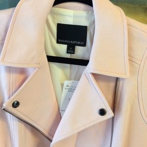 Banana Republic Jackets & Coats - Banana Republic Pink Moto Jacket BNWT Banana Republic Jackets & Coats - Banana Republic Pink Moto Jacket BNWT
