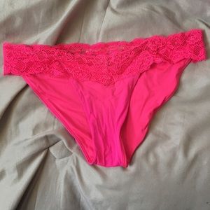 PINK swim bottoms only