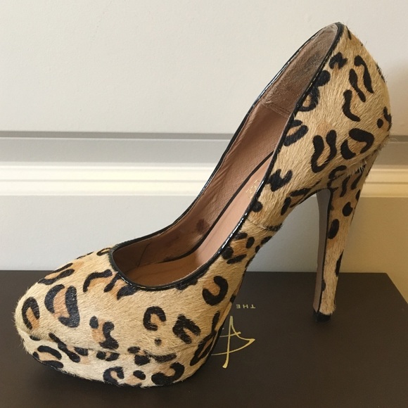 Animal print pumps