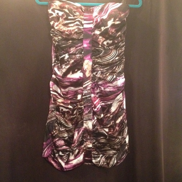 Multi colored mini dress size 11