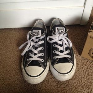 Black and White Converse