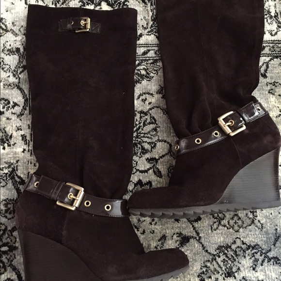 Suede Michael Kors boots