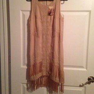 "Flapper" style embroidered dress