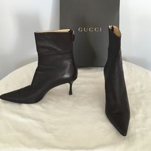 Authentic Gucci Chocolate Brown Boots