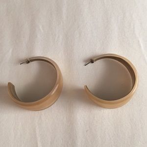 Alexis Bittar gold lucite earrings