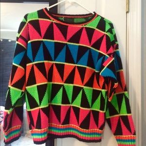 '80s Neon Ugly Sweater