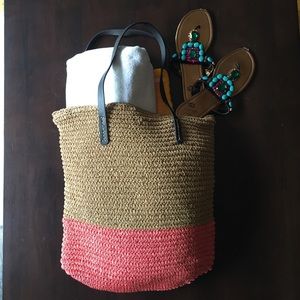 Nordstrom Woven Beach bag