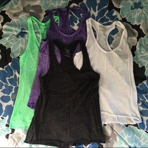 4 AE racerback tanks