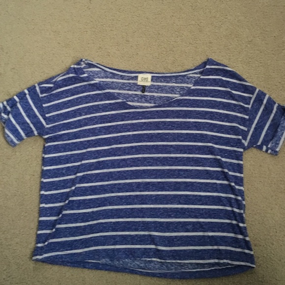 Striped cotton t shirt