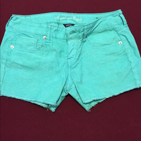 American Eagle shorts Size 4 Turquoise - Picture 2 of 4