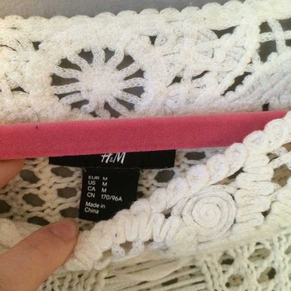 Off-white Crocheted crop sweater - Picture 2 of 2