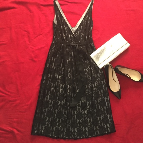 Black and silver Lace dress