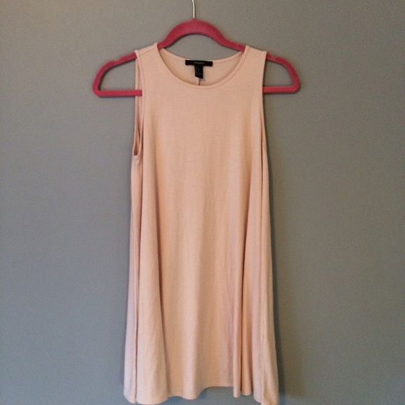 Peach colored dress
