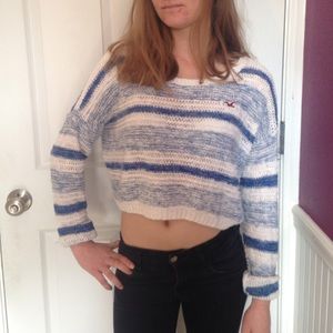 Hollister crop sweater