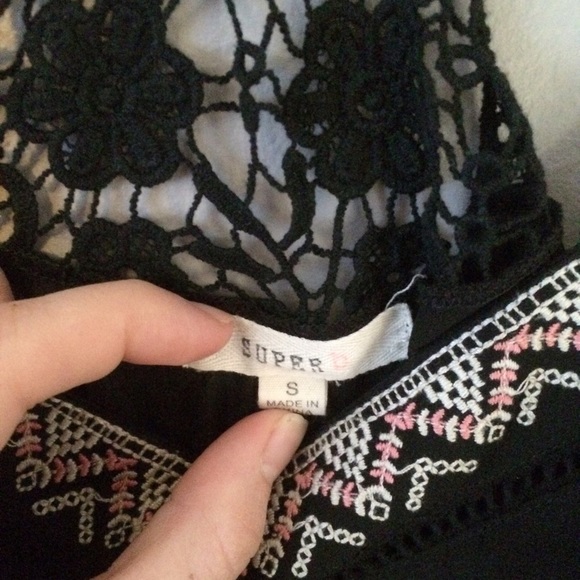 Pacsun black peplum top - Picture 2 of 4