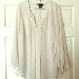 Lane Bryant Sheer Blouse