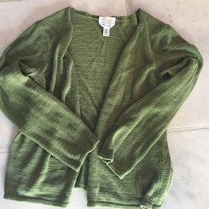 Talbots spring green cardigan. XL