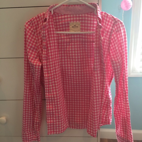 Hollister plaid shirt