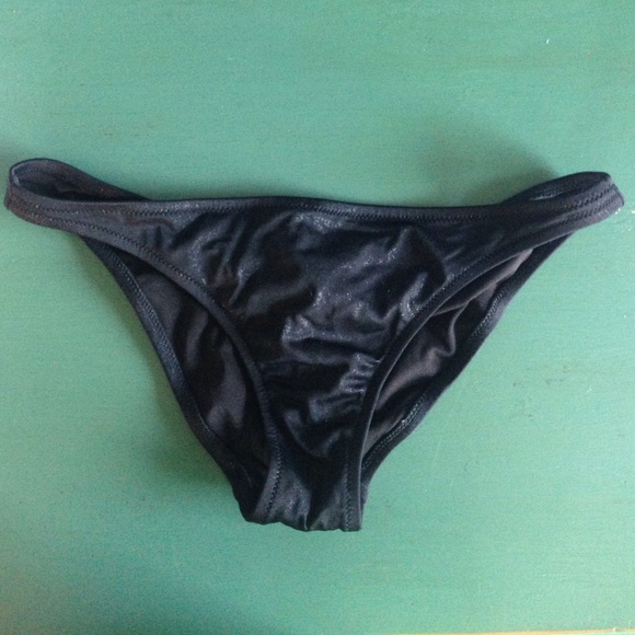 VS rouched cheeky shimmer bikini swim bottom