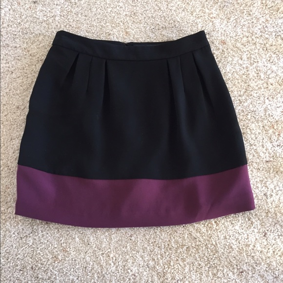 NWT, Banana Republic, Purple and Black Skirt!