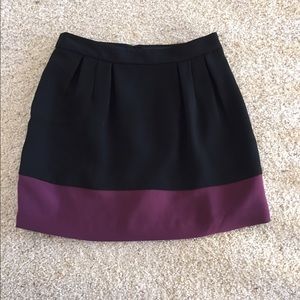 NWT, Banana Republic, Purple and Black Skirt!