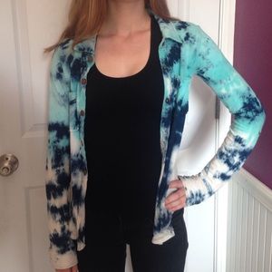 Tye dye cardigan