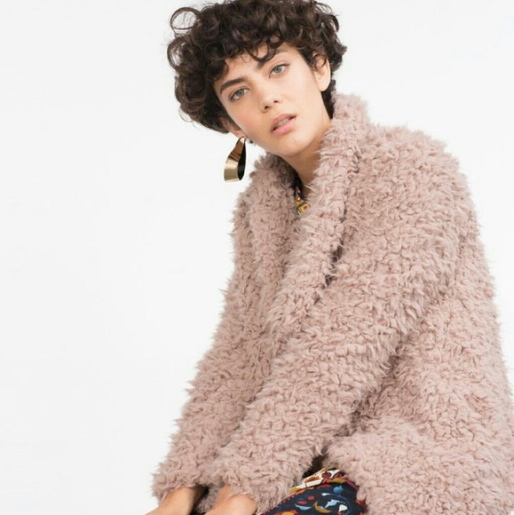 Zara Faux Sheepskin Fur jacket (Inspiration) - Picture 1 of 3