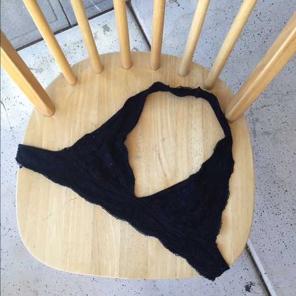 urban outfitters halter lace bralette