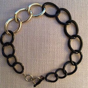 Banana Republic black and Gold Necklace