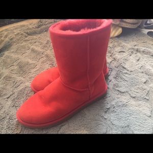 Coral UGG boots