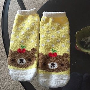 thick kawaii bear socks