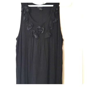 Lane Bryant Black Tank top with bows