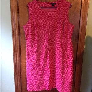 SALE Pink and orange Land's End Dress