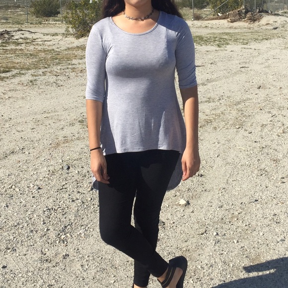 gray top