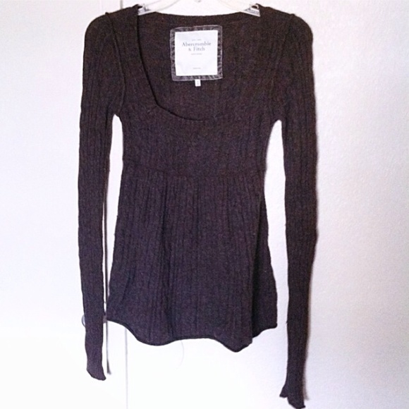 Abercrombie & Fitch knit babydoll sweater