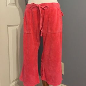Juicy couture pink Capri sweat pants