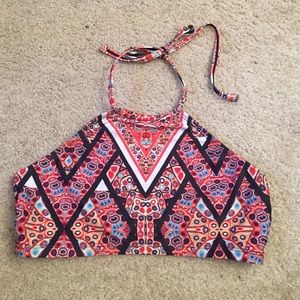 Halter bathing suit top
